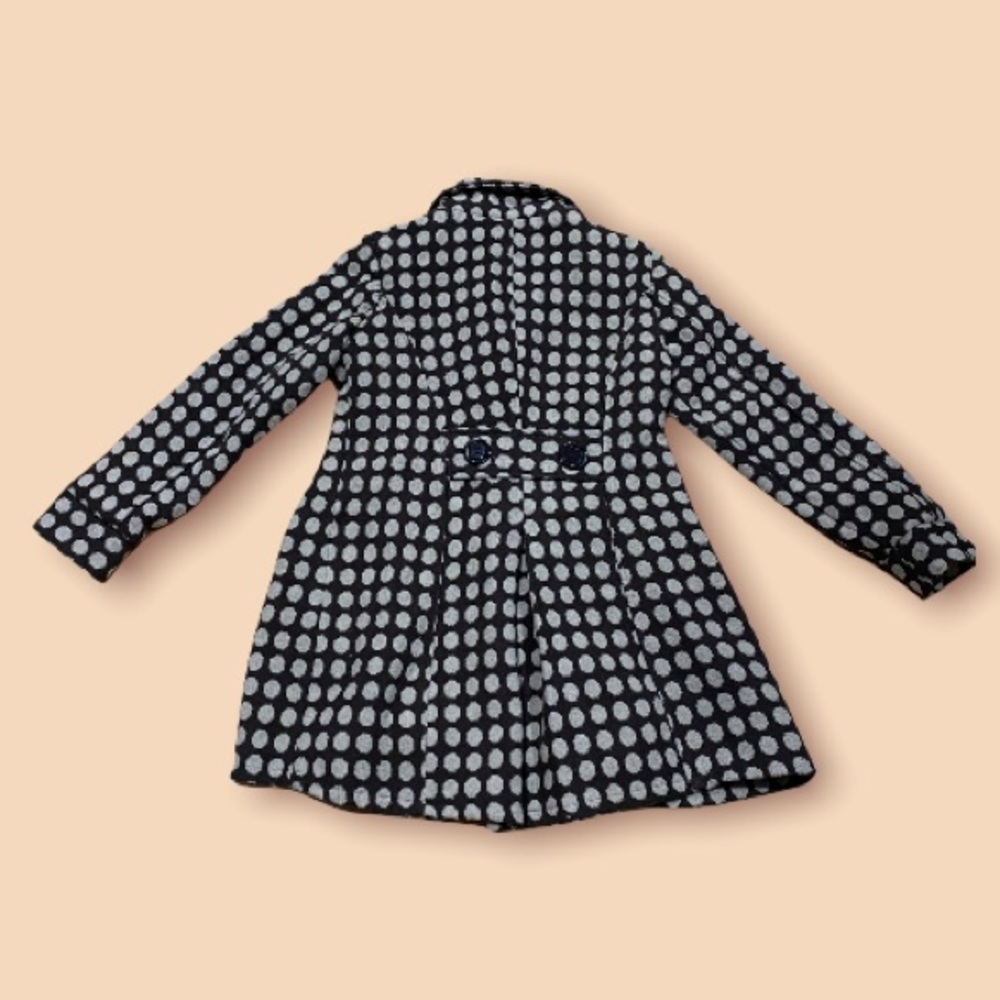 Polkadot Pea Coat - Picture 4 of 9